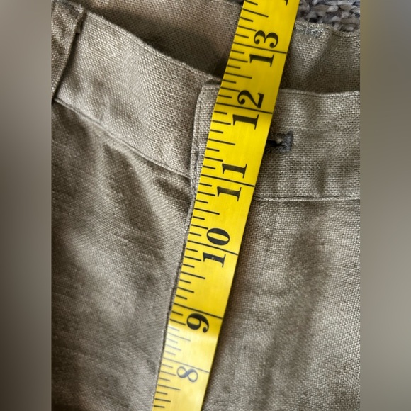 Jones New York NWT linen/cotton blend khaki pants size 8 - Picture 10 of 11